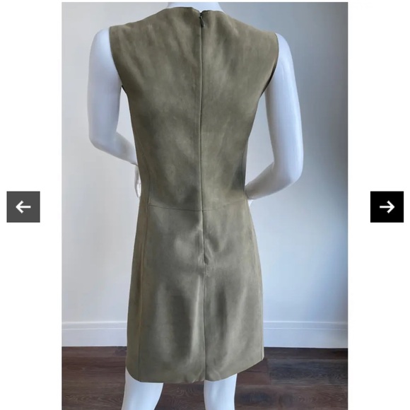 Vince Suede Sleeveless Dress - Picture 2 of 6